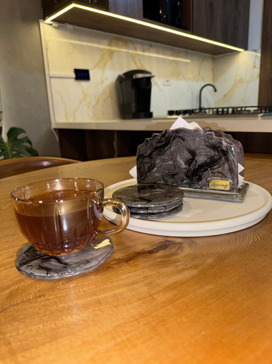 Obsidian Napkin Holder